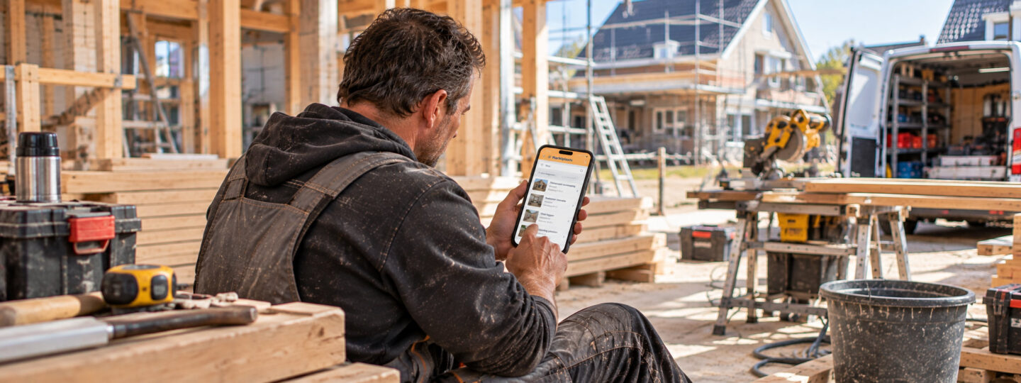 zzp'er zoekt werk via online platform